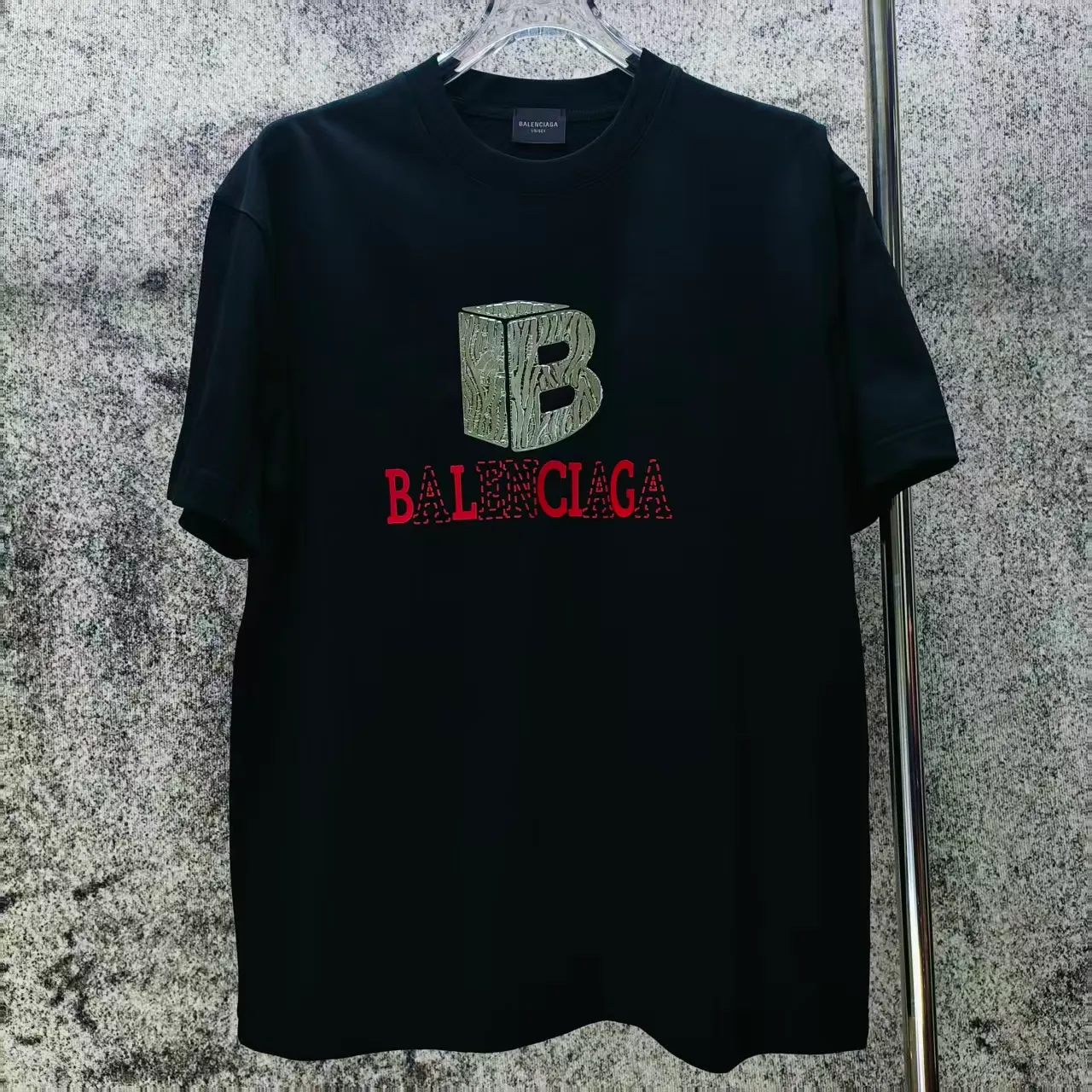 Bal* 2026 New Arrival ➕ logo t Same Style Size S M L XL XXL Black White